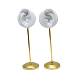 Maxbell Maxbell 2Pcs Earring Display Stand Ear Model Stable for Bedroom Salon Countertop White
