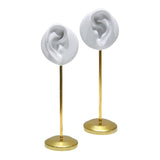 Maxbell Maxbell 2Pcs Earring Display Stand Ear Model Stable for Bedroom Salon Countertop White