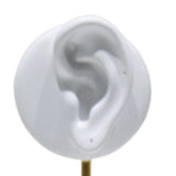 Maxbell Maxbell 2Pcs Earring Display Stand Ear Model Stable for Bedroom Salon Countertop White