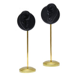 Maxbell Maxbell 2Pcs Earring Display Stand Ear Model Stable for Bedroom Salon Countertop Black