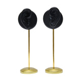 Maxbell Maxbell 2Pcs Earring Display Stand Ear Model Stable for Bedroom Salon Countertop Black