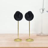 Maxbell Maxbell 2Pcs Earring Display Stand Ear Model Stable for Bedroom Salon Countertop Black
