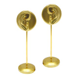 Maxbell Maxbell 2Pcs Earring Display Stand Ear Model Stable for Bedroom Salon Countertop Aureate