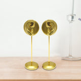 Maxbell Maxbell 2Pcs Earring Display Stand Ear Model Stable for Bedroom Salon Countertop Aureate