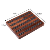 Maxbell Wooden Ring Display Tray 20 Slot Decoration for Girls Dresser Bedroom