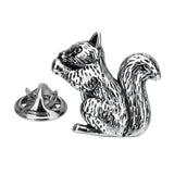 Maxbell Cute Squirrel Lapel Pin Gift Brass Exquisite for Jacket Clothing Party