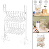 Maxbell Creative Earring Display Stand Earrings Storage Rack Acrylic Earrings Stand
