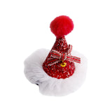 Maxbell Maxbell Xmas Hat Hairpin Photography Props Dress up for Party Festival Adults Kids Red