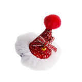 Maxbell Maxbell Xmas Hat Hairpin Photography Props Dress up for Party Festival Adults Kids Red