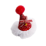 Maxbell Maxbell Xmas Hat Hairpin Photography Props Dress up for Party Festival Adults Kids Red