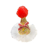 Maxbell Maxbell Xmas Hat Hairpin Photography Props Dress up for Party Festival Adults Kids Aureate