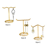Maxbell Maxbell Metal Earring Display Stand Modern Durable for Countertop Desktop Ear Hook Style A