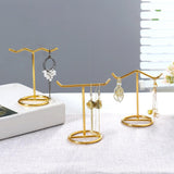 Maxbell Maxbell Metal Earring Display Stand Modern Durable for Countertop Desktop Ear Hook Style A