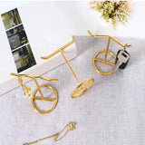 Maxbell Maxbell Metal Earring Display Stand Modern Durable for Countertop Desktop Ear Hook Style A
