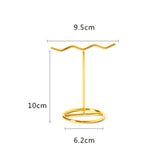 Maxbell Maxbell Metal Earring Display Stand Modern Durable for Countertop Desktop Ear Hook Style A