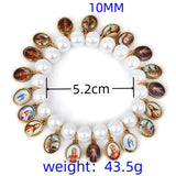 Maxbell Maxbell Imitation Pearl Bracelet Exquisite women for Gift Wedding Birthday