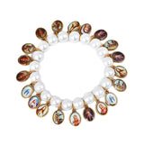 Maxbell Maxbell Imitation Pearl Bracelet Exquisite women for Gift Wedding Birthday