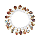 Maxbell Maxbell Imitation Pearl Bracelet Exquisite women for Gift Wedding Birthday