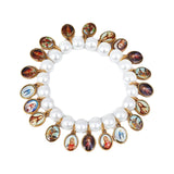 Maxbell Maxbell Imitation Pearl Bracelet Exquisite women for Gift Wedding Birthday