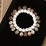Maxbell Maxbell Imitation Pearl Bracelet Exquisite women for Gift Wedding Birthday