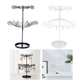 Maxbell Maxbell 2 Tier Rotating Jewelry Stand Organizer Necklace for Bracelets Rings Black