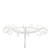 Maxbell Maxbell 2 Tier Rotating Jewelry Stand Organizer Necklace for Bracelets Rings White