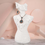 Maxbell Maxbell Necklace Earring Display Stand Jewelry Display Bust for Earring Home Women White Small