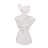 Maxbell Maxbell Necklace Earring Display Stand Jewelry Display Bust for Earring Home Women White Small