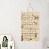 Maxbell Maxbell Felt Earring Organizer Hanging Earring Display Hanger Durable Space Saving
