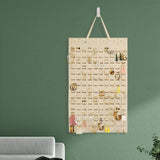 Maxbell Maxbell Felt Earring Organizer Hanging Earring Display Hanger Durable Space Saving