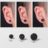 Maxbell Maxbell 8 Pieces Earrings Classic Stylish Shimmer for Anniversary Work Birthday 8mm
