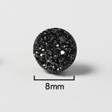 Maxbell Maxbell 8 Pieces Earrings Classic Stylish Shimmer for Anniversary Work Birthday 8mm