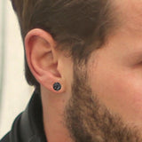 Maxbell Magnetic Ear Studs Mixed Color Rhinestone Non Piercing Fashion for Women Men 10mm diameter