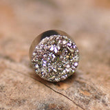 Maxbell Magnetic Ear Studs Mixed Color Rhinestone Non Piercing Fashion for Women Men 10mm diameter