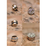 Maxbell Magnetic Ear Studs Mixed Color Rhinestone Non Piercing Fashion for Women Men 10mm diameter