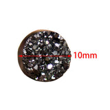 Maxbell Magnetic Ear Studs Mixed Color Rhinestone Non Piercing Fashion for Women Men 10mm diameter
