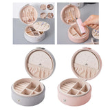 Maxbell Jewelry Organizer Box Holder Small Waterproof Gift for watch Rings Women Gray