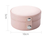 Maxbell Jewelry Organizer Box Holder Small Waterproof Gift for watch Rings Women Pink