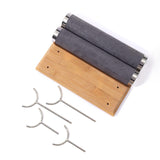 Maxbell Maxbell Bracelet Display Stand with Wooden Base for Tabletop Women Girl Craft Shows 2 Layers