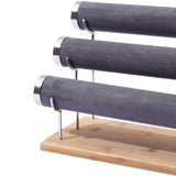 Maxbell Maxbell Bracelet Display Stand with Wooden Base for Tabletop Women Girl Craft Shows 3 level