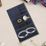 Maxbell 3Pcs Jewelry Trays Organizer Brithday Gift for Necklace Bangles Bracelet Black