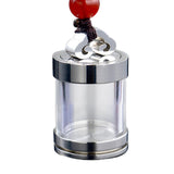 Maxbell Maxbell Cremation Urn Necklace Titanium Steel Memorial Pendant for Dog Argent