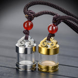 Maxbell Maxbell Cremation Urn Necklace Titanium Steel Memorial Pendant for Dog Aureate