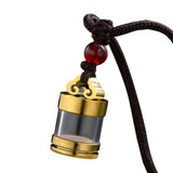 Maxbell Maxbell Cremation Urn Necklace Titanium Steel Memorial Pendant for Dog Aureate