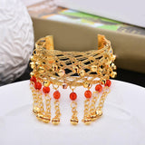 Maxbell Maxbell Arm Chain Bracelet Hollow Vintage Dancing Accessories for Belly Dance Party