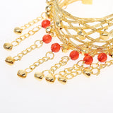 Maxbell Maxbell Arm Chain Bracelet Hollow Vintage Dancing Accessories for Belly Dance Party