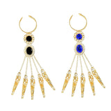 Maxbell Belly Dance Bracelet Dancing Props Fashion Indian for Costumes Party Women Black