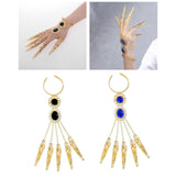 Maxbell Belly Dance Bracelet Dancing Props Fashion Indian for Costumes Party Women Black