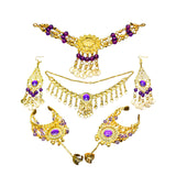 Maxbell Belly Dance Jewelry Set Bohemian for Bridal Party Women Girl Thanksgiving