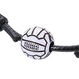 Maxbell Ball Charm Bracelet Adjustable Decorations Supplies for Sports Adults Volleyball